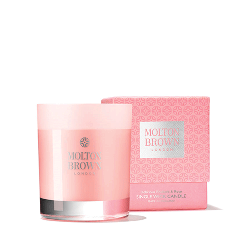 DELICIOUS RHUBARB & ROSE CANDELA 1 STOPPINO