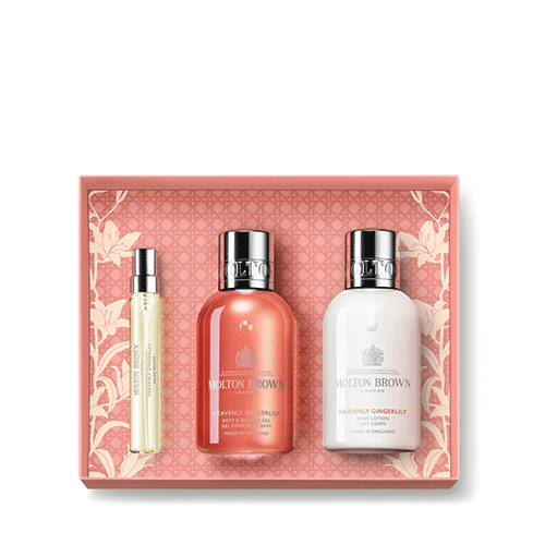 DELICIOUS RHUBARB & ROSE TRAVEL GIFT SET