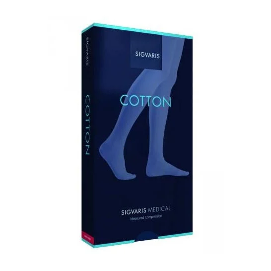 Sigvaris Cotton 2 Ad+ Calcetín Punta Abierta Corto TM 1 Par