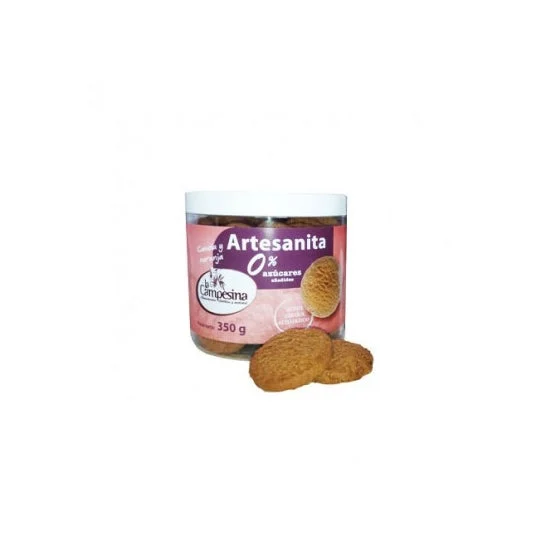 La Campesina Biscotti Artisanita senza zucchero all'arancia e cannella 350g