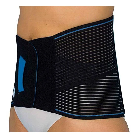 Prim Action Lumbar Girdle Breathable Velcro 4 Vari T/P 82-90cm Black 980