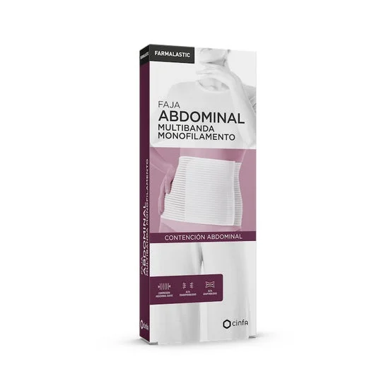 Farmalastic cintura lombare bianco Velcro T-2 1 pz