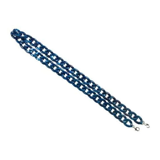 iaView Occhiali a catena grande blu