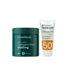 DocMorris Pack Colágeno Plus 400g + Crema Facial SPF50+ 50ml
