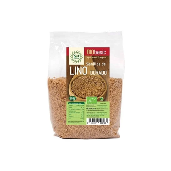 Semi di lino dorati solnaturali Bio 500 g