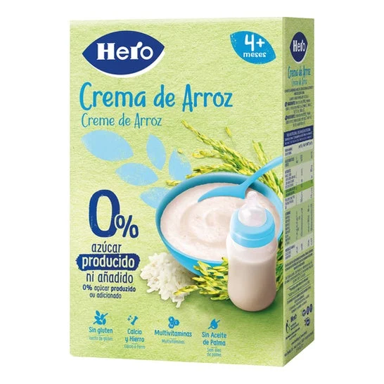 Hero Crema di Riso Senza Glutine Bio 220g