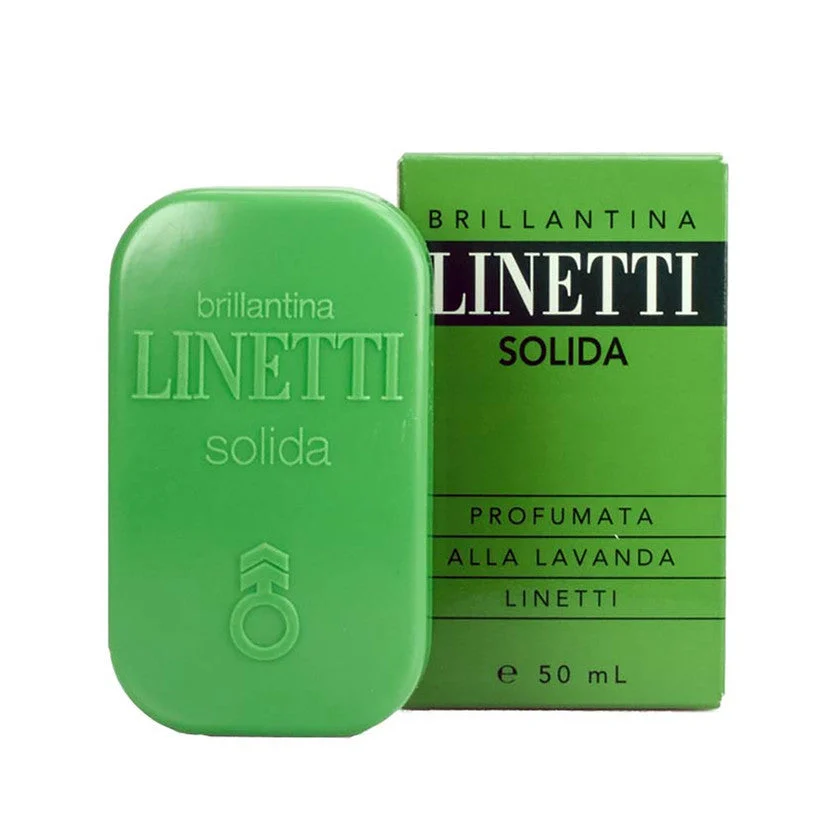 Linetti Brillantina Solida Crema Lucidante Per I Capelli Profumata Alla Lavanda 50 ml