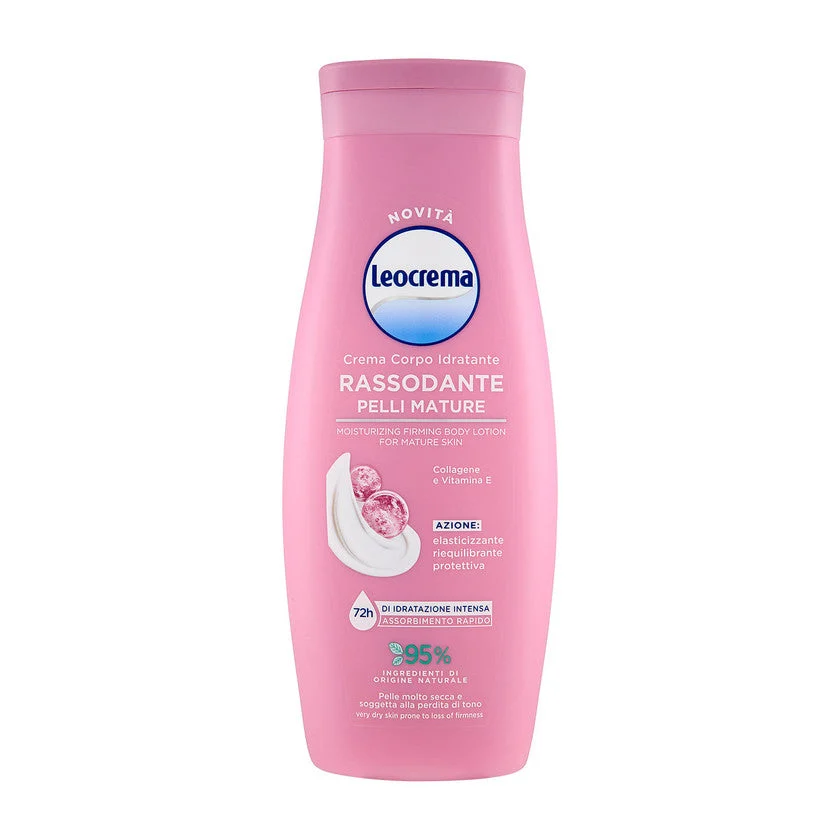 Leocrema Crema Corpo Idratante Rassodante Pelli Mature 400 ml