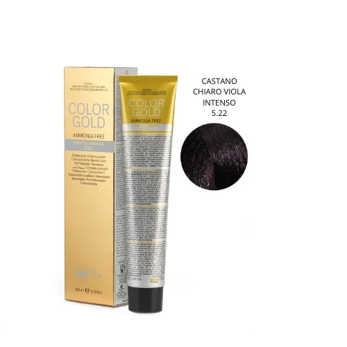 Design Look Color Gold Keratin 5.22 Free Ammoniaca 100ml - Castano Chiaro Viola Intenso