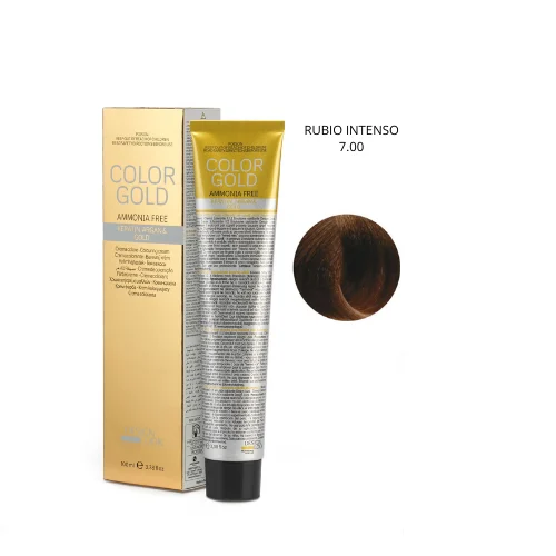 Design look Color Gold Keratin 7.00 Free Ammoniaca 100ml - Rubio Intenso