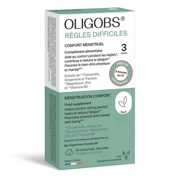 Oligobs Difficil Periods - Comfort mestruale - 45 Compresse