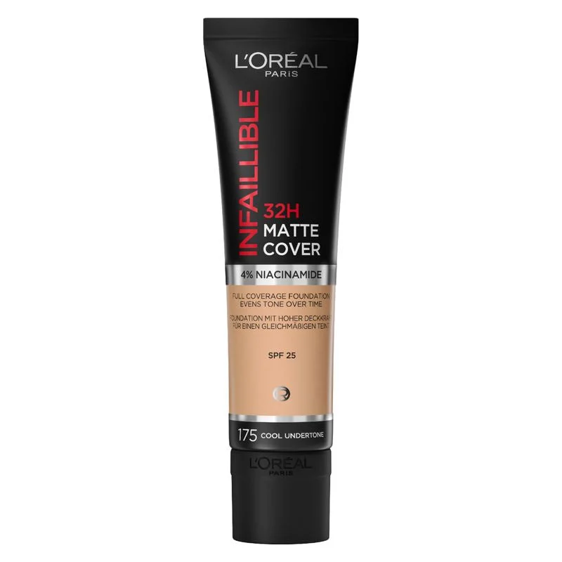 L'Oréal Infaillible 32H Matte Cover Fondotinta 175 - Cool Undertone 30 Ml