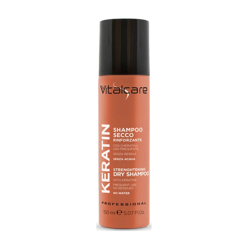 Vitalcare Shampoo Secco Con Cheratina - Deterge E Rinforza Senza Acqua 150 ml