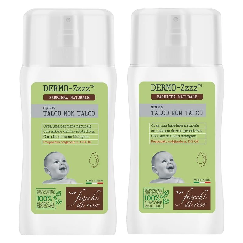 Fiocchi Di Riso Dermo Zzzz Talco Non Talco 2 X 100 Ml