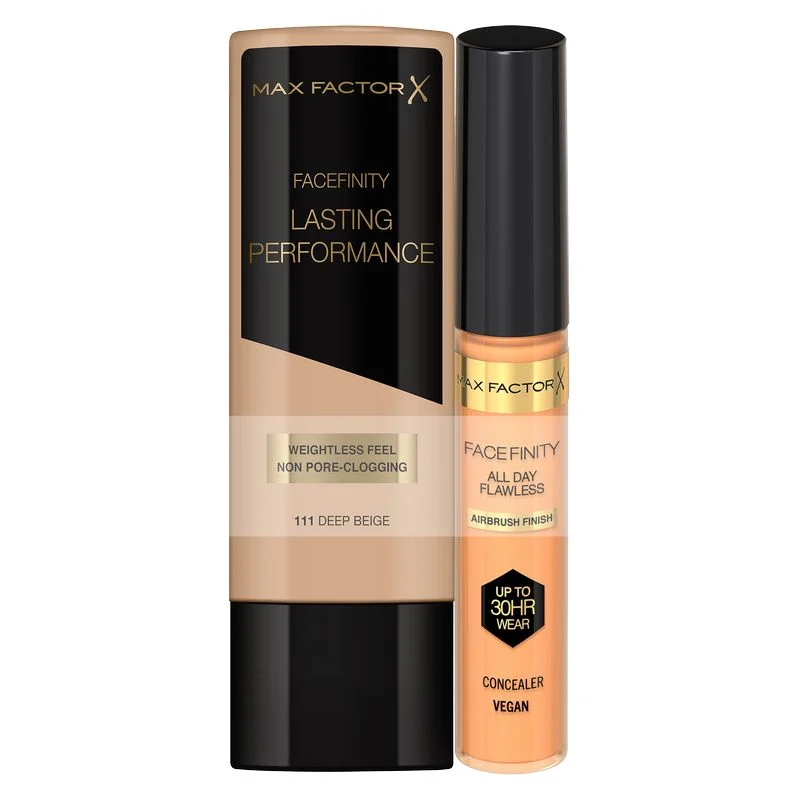 Max Factor Facefinity Lasting Performance Fondotinta + Correttore 111 - Deep Beige