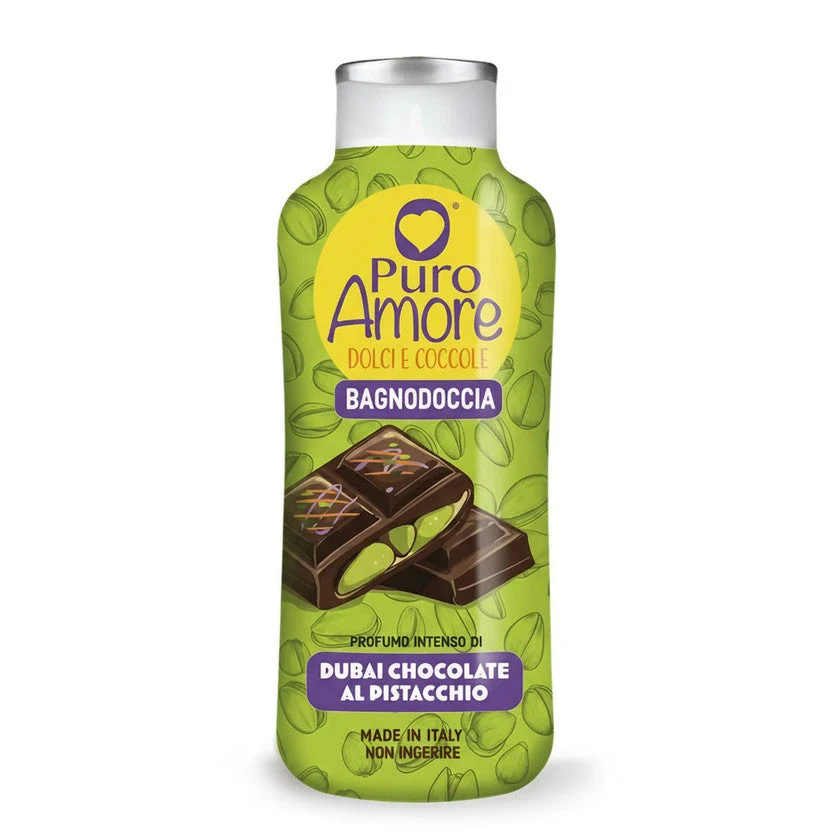 Puro amore Dubai Chocolate Al Pistacchio - Bagnoschiuma 650 ml