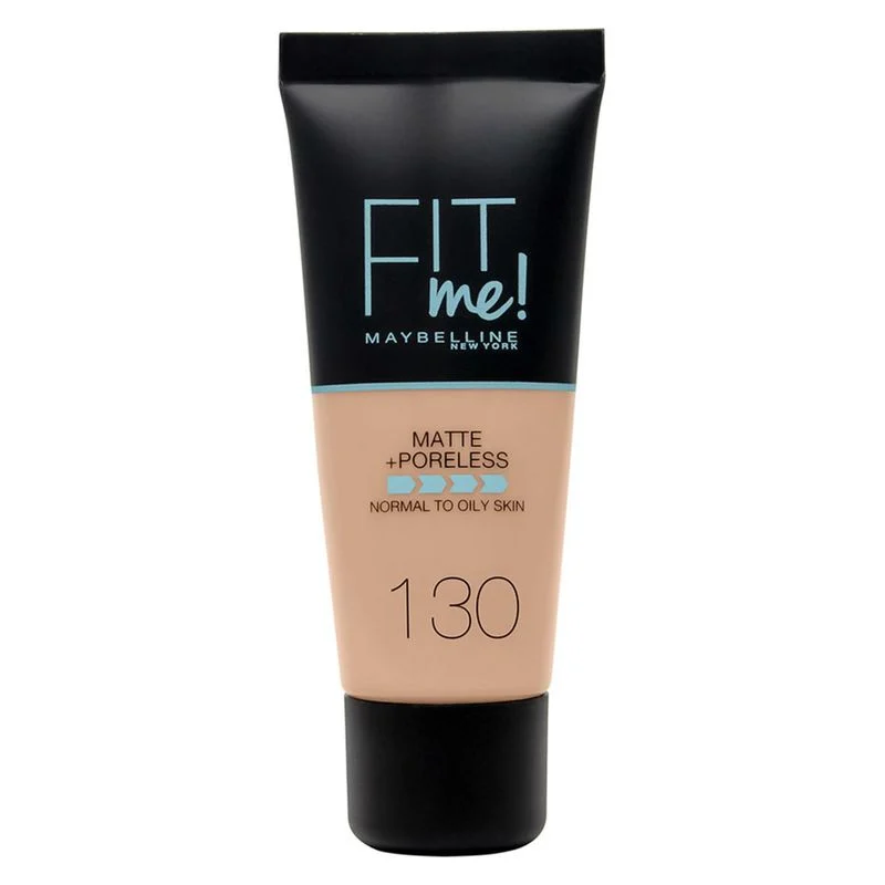 Maybelline Fit Me Matte & Poreless - Fondotinta Liquido Opacizzante 130 - Buff Beige