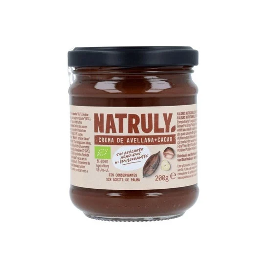 Natruly Crema Avellanas Cacao Bio 200g