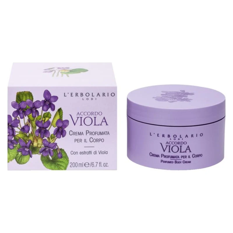 L'Erbolario Accordo Viola Crema Profumata Per Il Corpo 200 Ml
