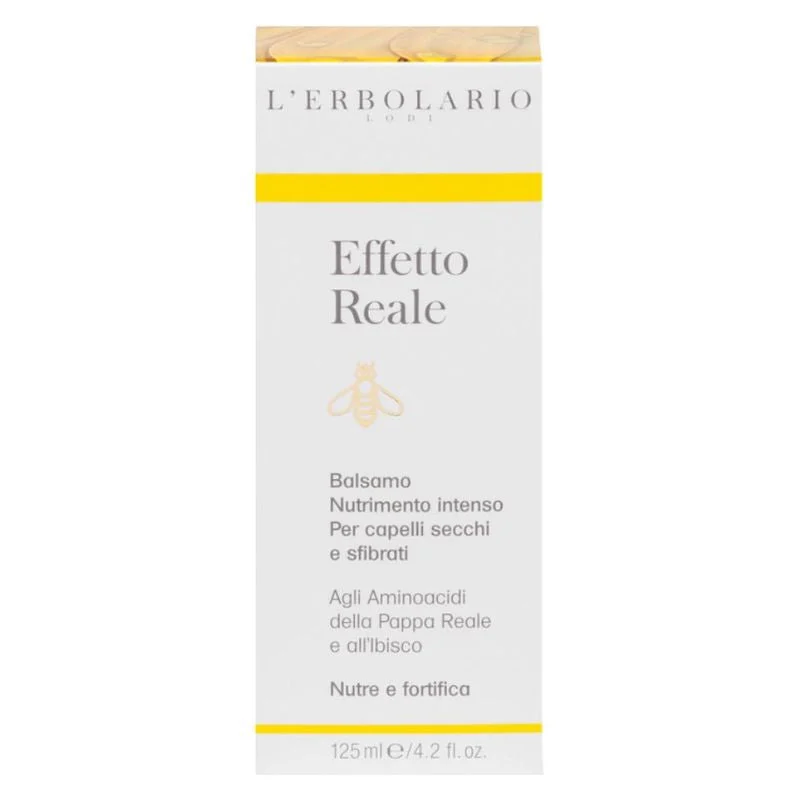 L'Erbolario Effetto Reale Balsamo Nutrimento Intenso Per Capelli Secchi E Sfibrati 125 Ml