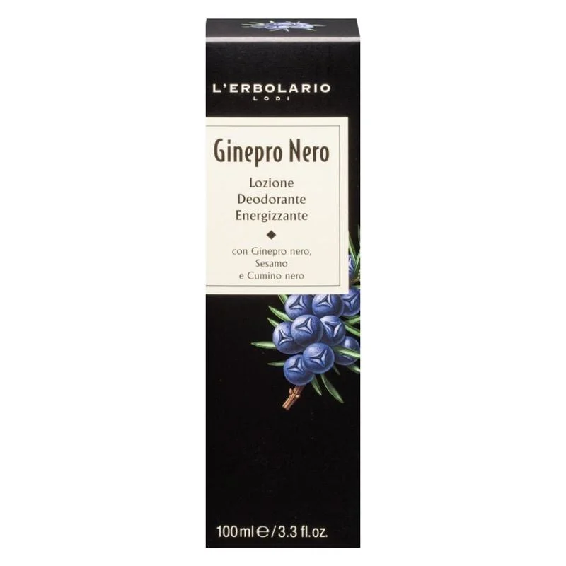L'Erbolario Ginepro Nero Lozione Deodorante Energizzante 100 Ml
