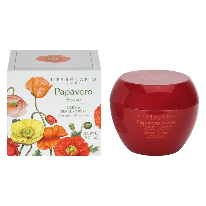 L'Erbolario Papavero Soave Crema Per Il Corpo 200 Ml