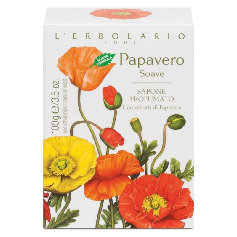 L'Erbolario Papavero Soave Sapone Profumato 100 G