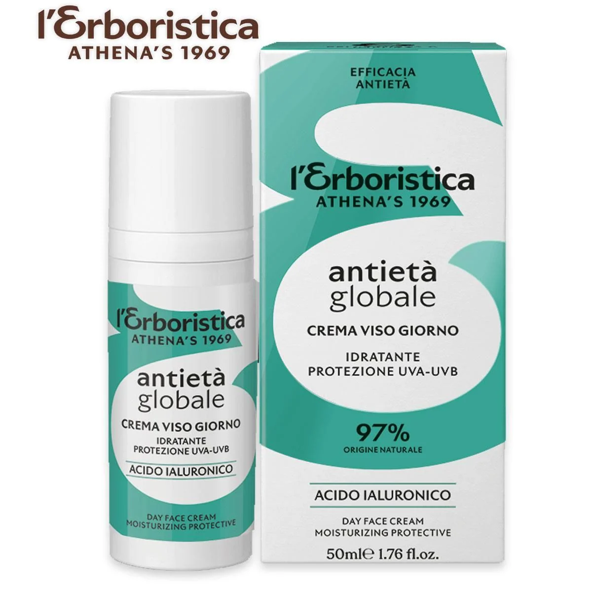 L'erboristica crema viso giorno acido jaluronico 50 ml