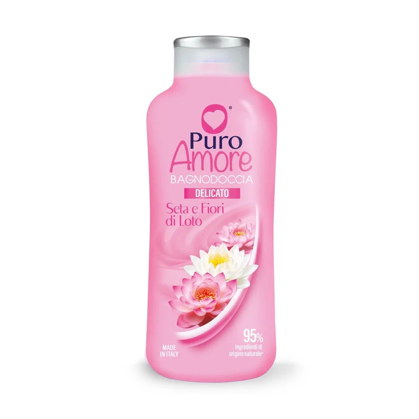 Puro amore Seta E Fiori Di Loto - Bagno Doccia 650 ml