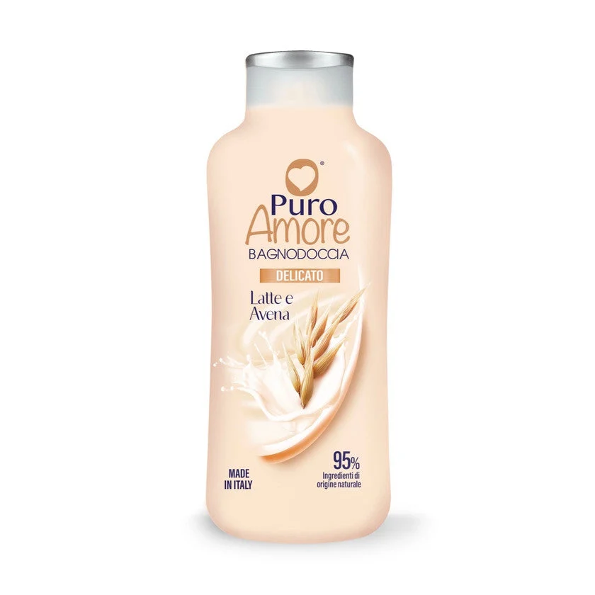 Puro amore Latte E Avena - Bagno Doccia 650 ml
