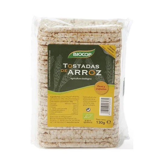 Biocop Toasts di riso C/sale integrale 130g