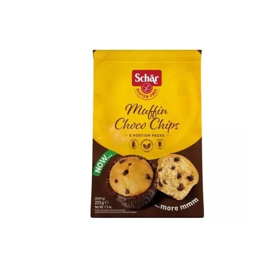 Schar Muffin Choco Chip Sin Gluten 225g