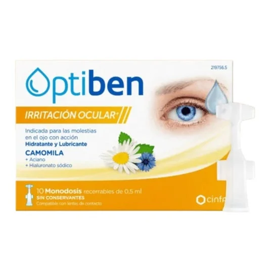 Optiben Irritación Ocular+ 10x0,5 ml