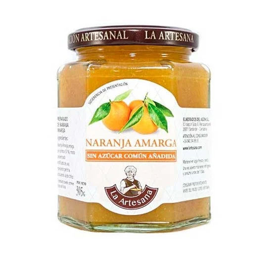 La Artesana Mermelada Naranja Amarga con Azúcar 315g