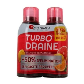 Turboslim Citrus Drainage Pack 2 X 500ml