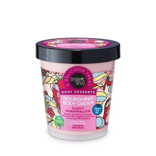 Organic Shop Body Desserts Fluffy Marshmallow Body Cream 450ml