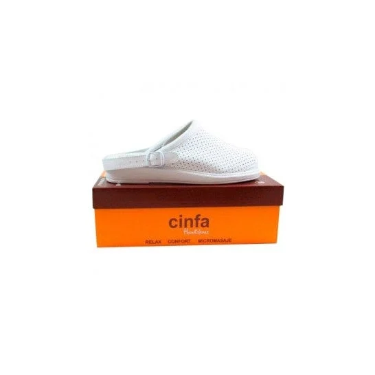 Scarpe con cappuccio Clog Cinfa bianco scarpe comfort N42