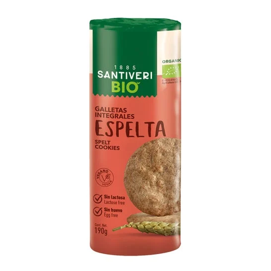 Biscotti biologici di farro Santiveri al cioccolato fondente 150g