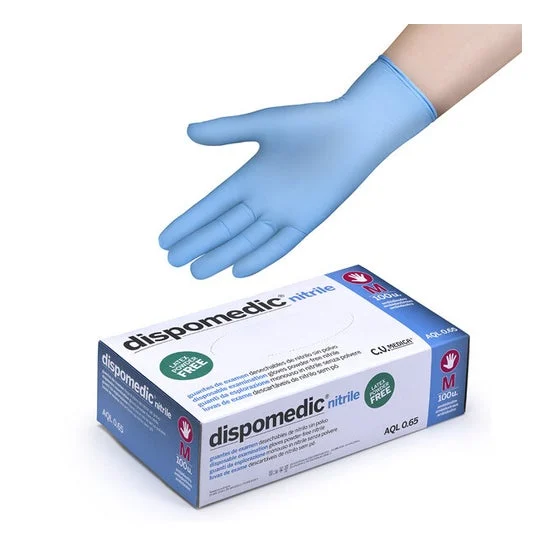 Dispomedic Guantes Nitrilo Talla L 100uds