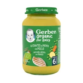 Gerber Organic Piselli Patate Pollo 190g