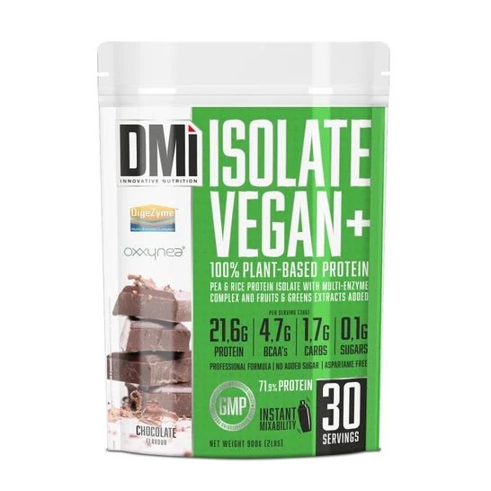 DMI Nutrition Isolate Vegan+ Oxxynea + DigeZyme Chocolate 900g