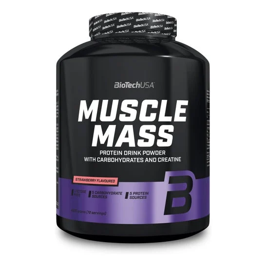BioTech USA Muscle Mass Fresa 4000g