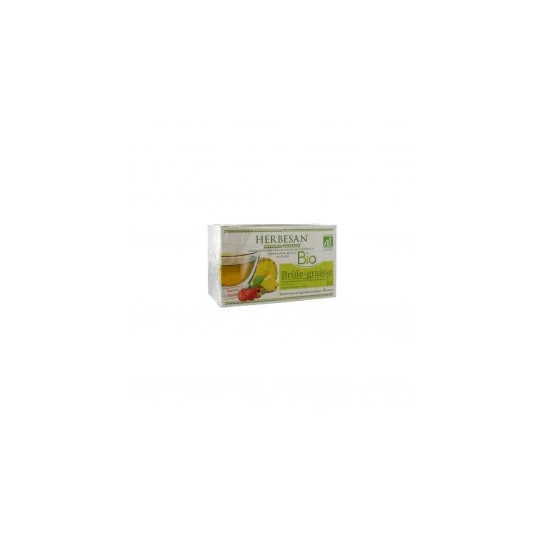 Infuso di erbe Mate Green Green Green Fat Burn Burn verde organico 20 bustine