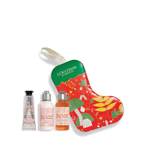 COFANETTO CALZA NATALIZIA CHERRY BLOSSOM