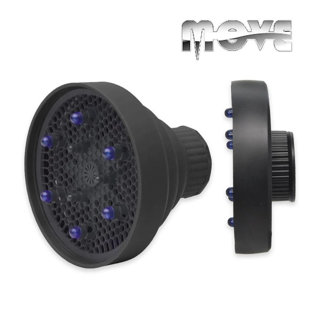 Move diffusore universale retraibile in silicone nero