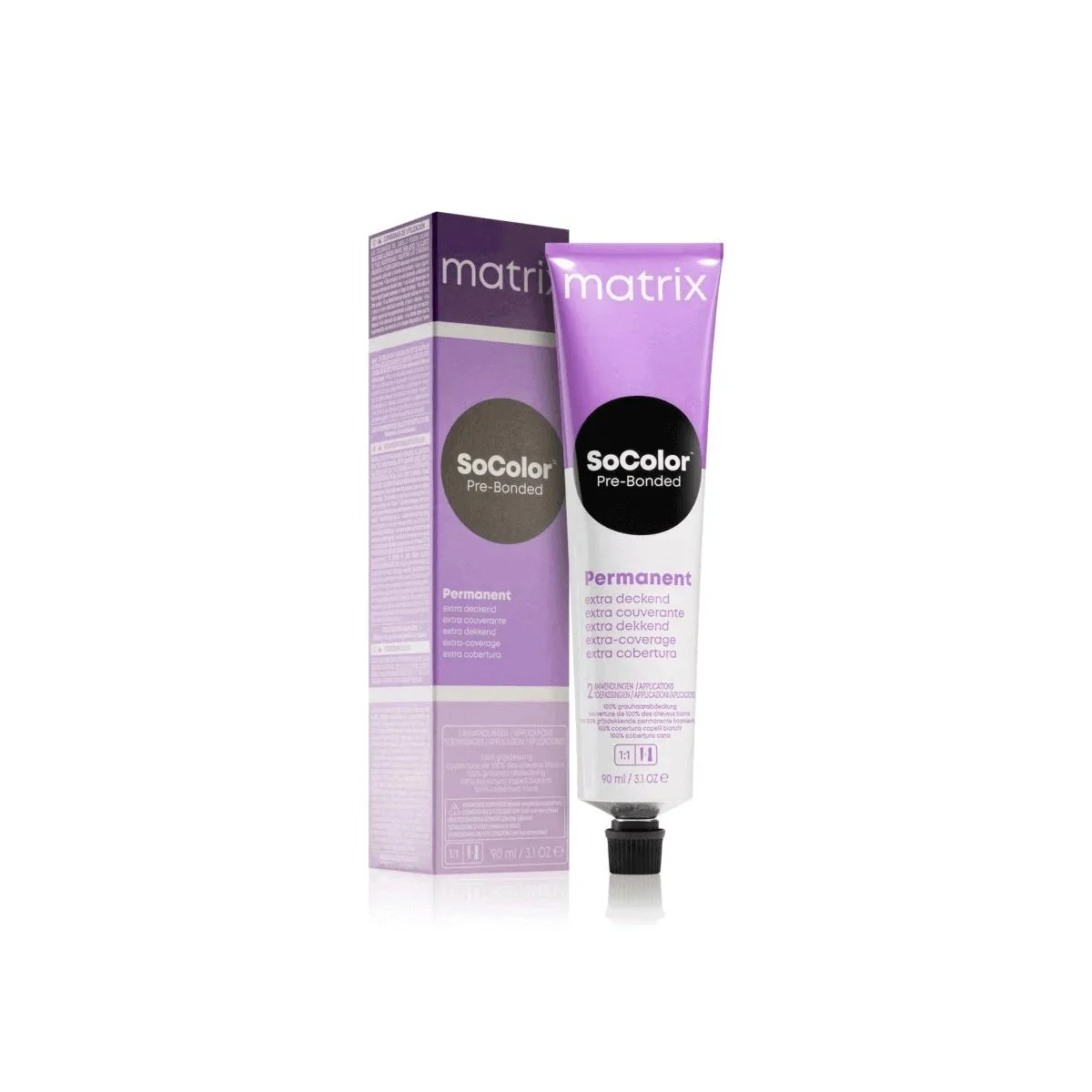 Matrix SoColor Pre-Bonded Extra Coverage tinta permanente per capelli colore 508N Extra Deckendes Hellblond Natur 90 ml