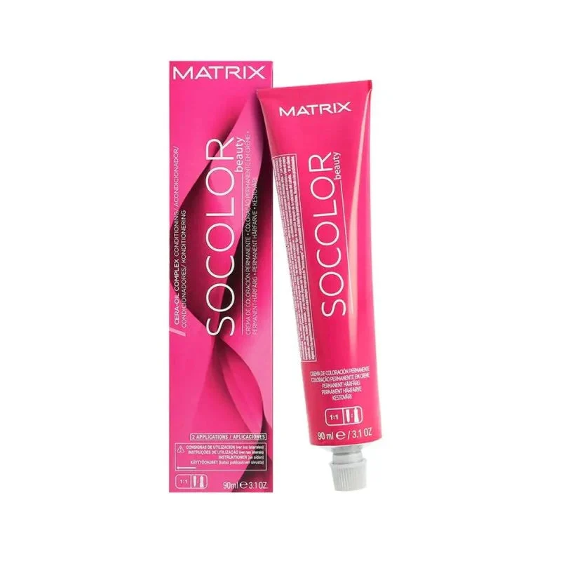 Matrix SoColor Pre-Bonded Blended tinta permanente per capelli colore 8Av Hellblond Asch Violett 90 ml