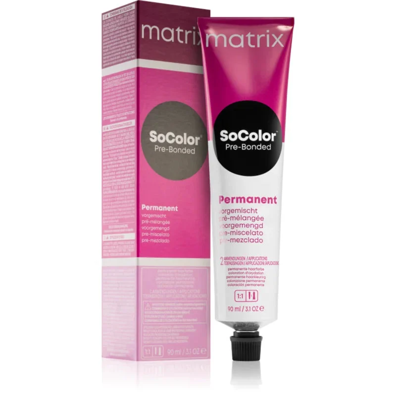Matrix SoColor Pre-Bonded Blended tinta permanente per capelli colore 9M Hell Hellblond Mocca 90 ml