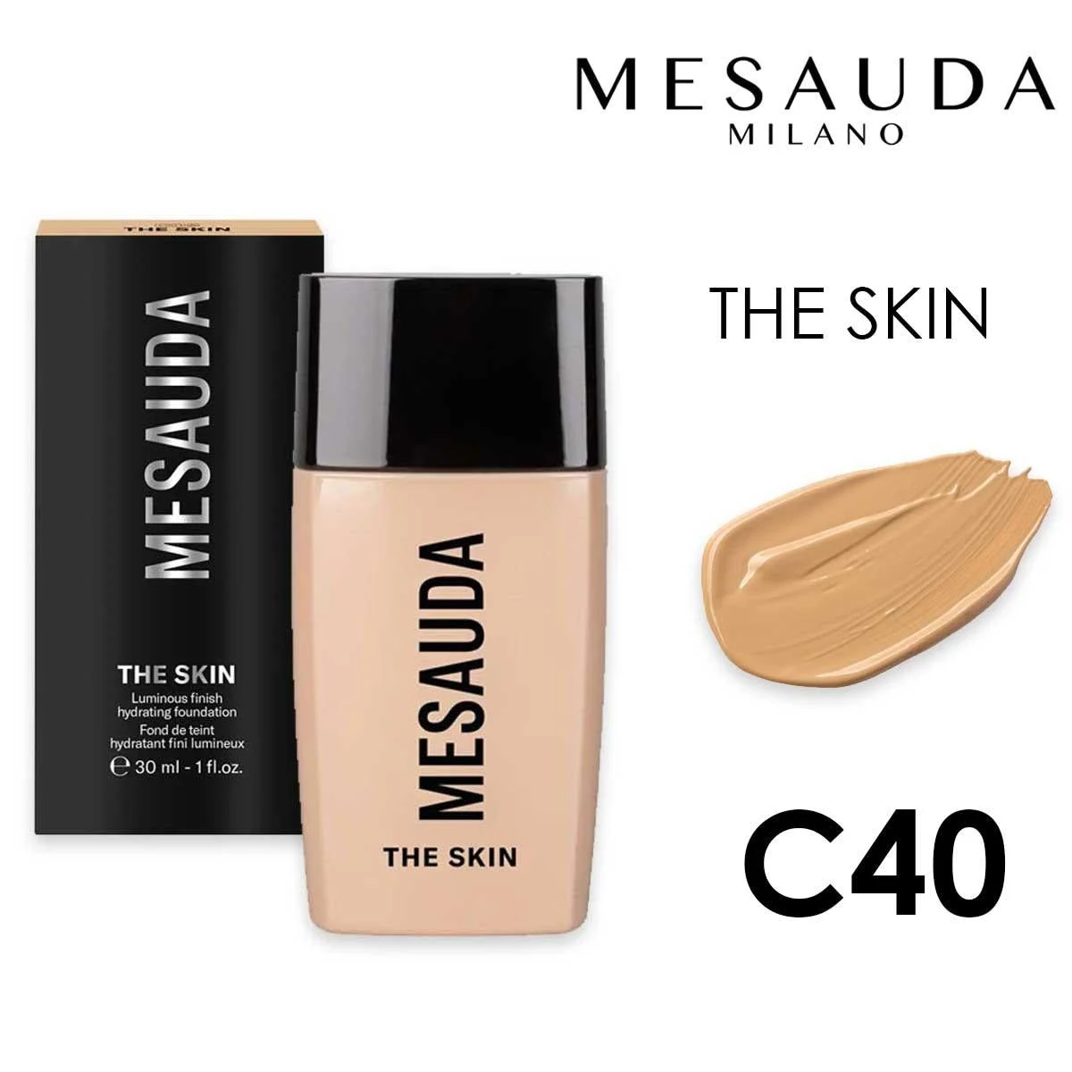 Mesauda the skin fondotinta c40