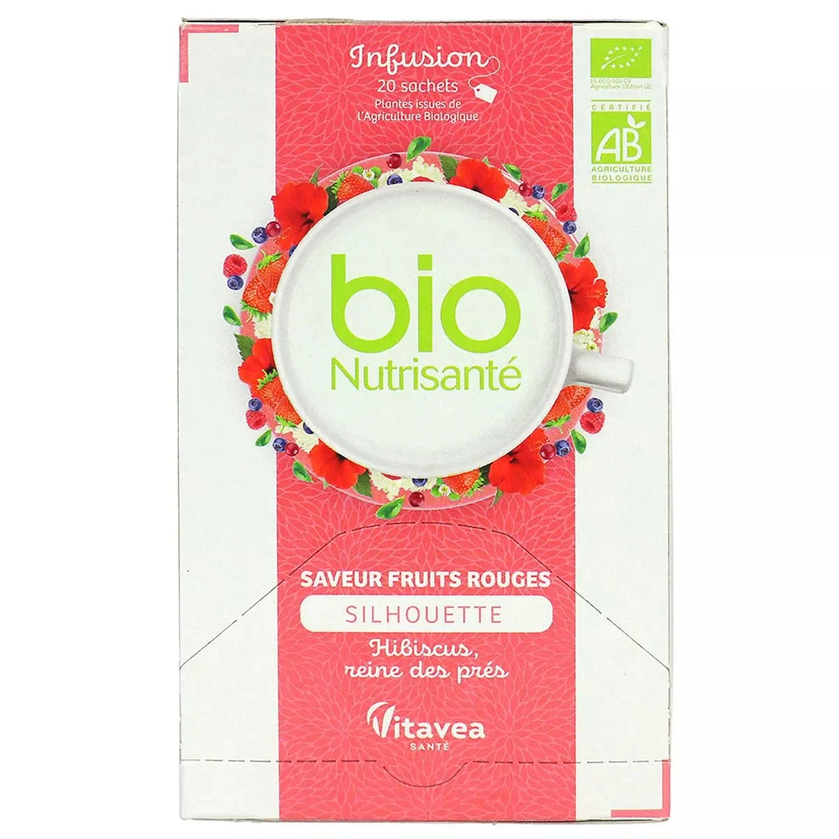 Bio Nutrisanté - Infuso Silhouette Sapore Frutti Rossi 20 bustine
